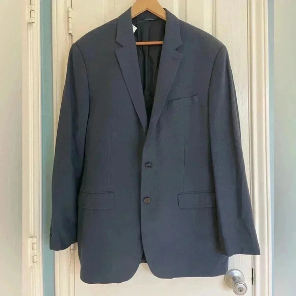 Ralph Lauren Blue Label Blue Blazer size 46L.  Made in Canada. - Picture 1 of 6